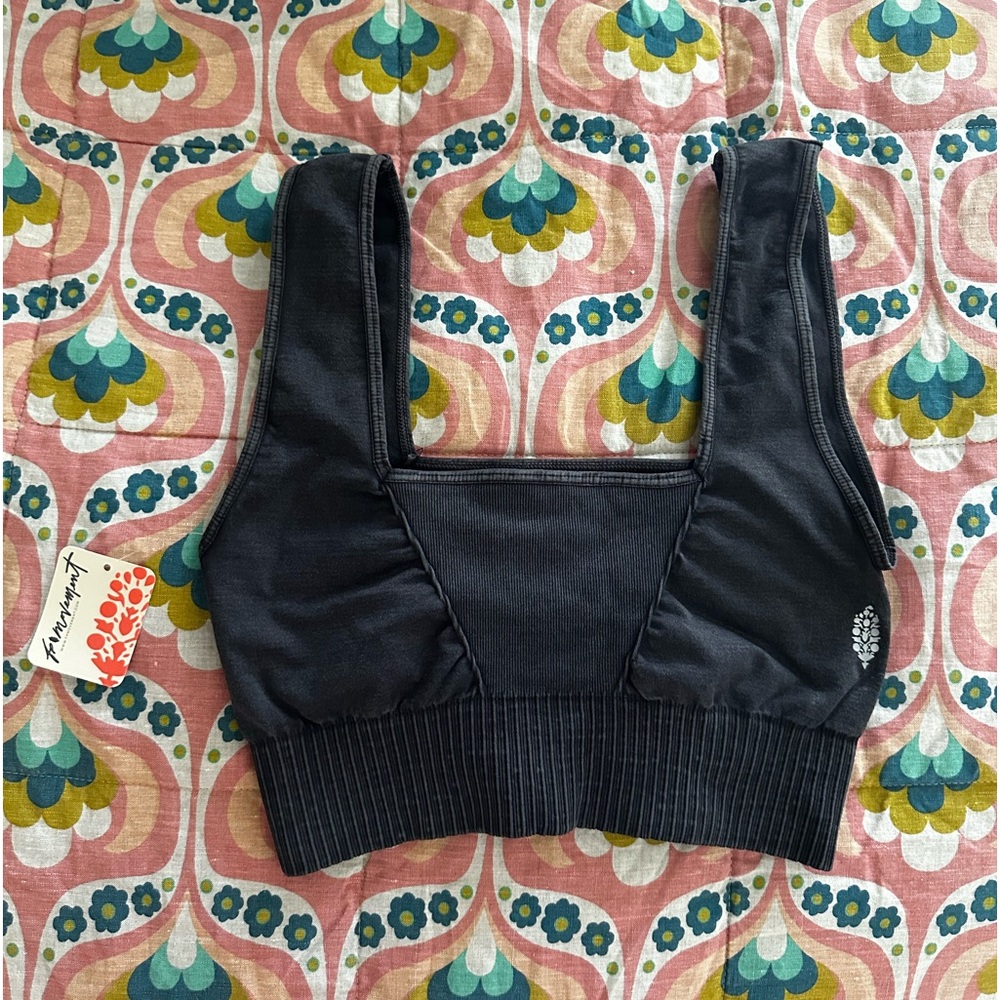 Free People Movement Collection Good Karma Square-Neck Bra NWT NEVER WORN